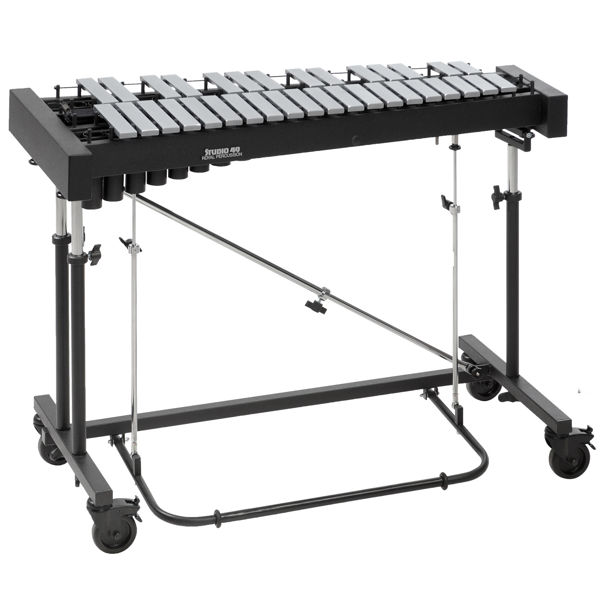 Klokkespill Royal Percussion Concert RGP 3030, 2 3/4 Octave, Black/Silver, G5-E8, Damper Pedal