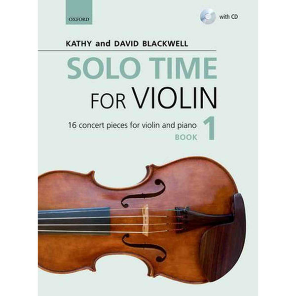 Solo Time for Violin Book 1 + CD: 16 Concert Pieces for Violin and Piano