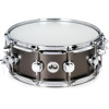 Skarptromme DW Brass, 1mm Seamless, Satin Black, 14x5,5, Chrome Hardware