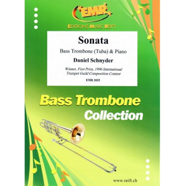 Sonata, Daniel Schnyder Bass Trombone & Piano (Tuba & Piano)