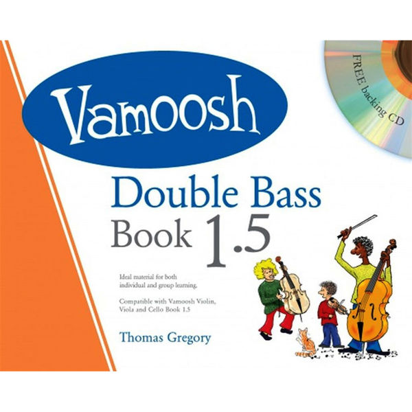 Vamoosh Double Bass Book 1,5 (Book & CD)