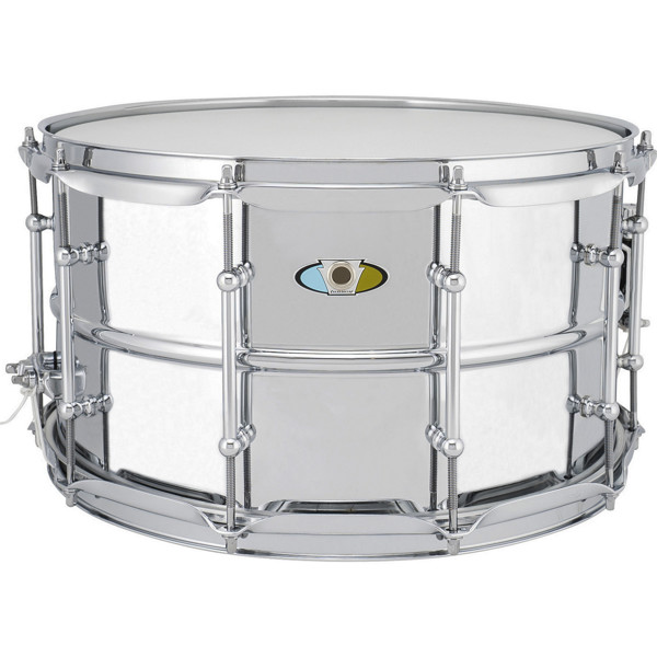 Skarptromme Ludwig Supralite LU0814SL, 14x8, Chrome Hardware, Triple Flange Hoops, Tube Lugs