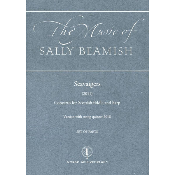 Seavaigers (2011), Concerto for Scottish fiddle and harp, with string quintet, (set of parts), Sally Beamish