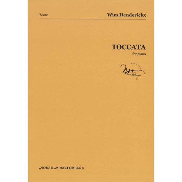 Toccata, for piano, Wim Henderickx