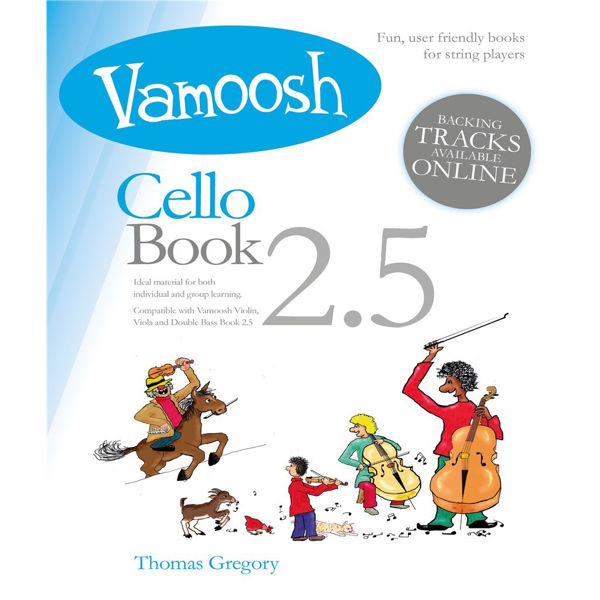 Vamoosh Cello Book 2,5 (Book & Audio Online)