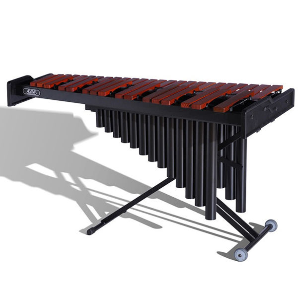 Marimba Adams Academy MBJ2APDK33W, Academy Junior, 3,3 Octave, A3-C6, 58-40mm Padouk Bars, Incl. X-Stand w/Wheels