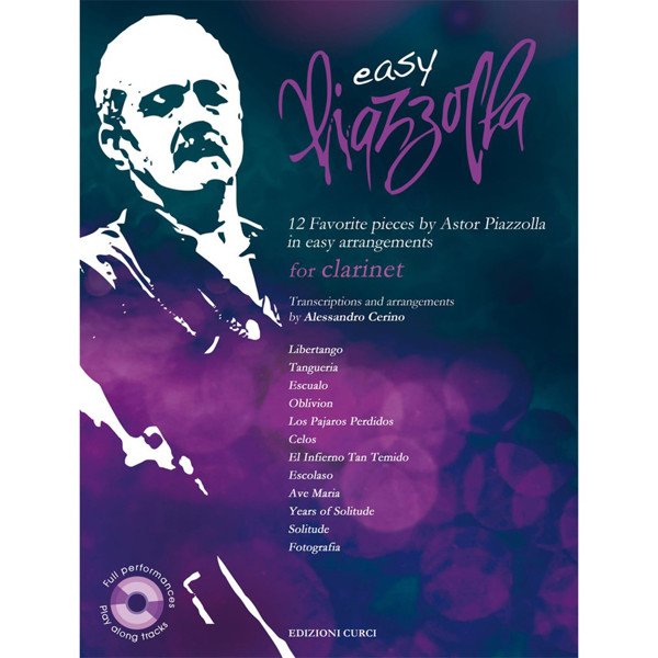 Easy Piazzolla for Clarinet, Book and CD/Mp3