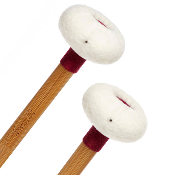 Paukekøller Freer Percussion BCG, Bamboo Corc Core General German Felt