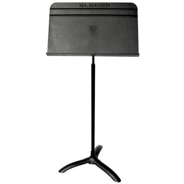 Notestativ Manhasset #84, Symphony Stand w/Plastic Desk, Black, Trinnløs