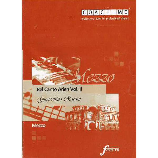 Bel Canto Arias 2, Rossini. Mezzo. Coach Me CD