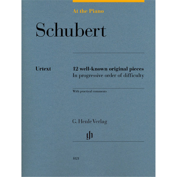 At the piano - Schubert. 12 well-known original pieces, Piano solo