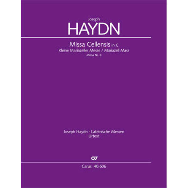 Haydn - Missa Cellensis in C (Mariaeller-Messe). Vocal Score