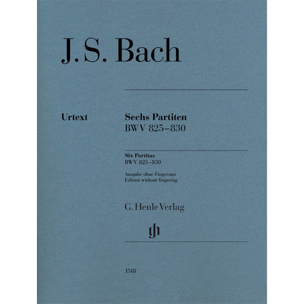 Six Partitas BWV 825-830 (Edition without fingering) , Johann Sebastian Bach - Piano solo