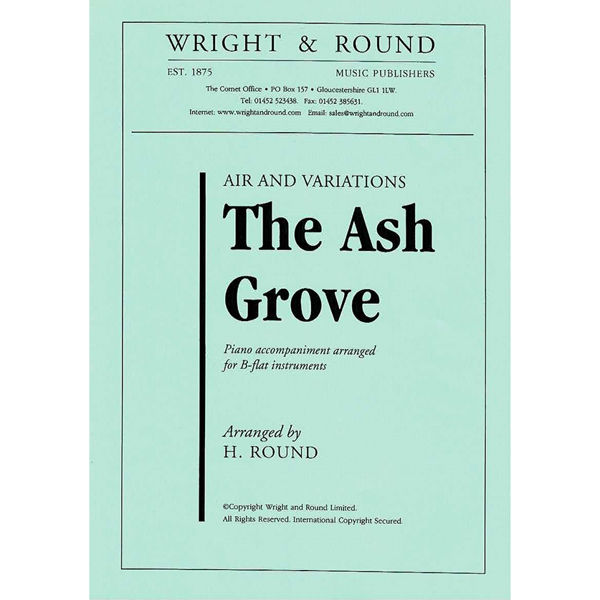 The Ash Grove - Air and variations. H. Round Bb soloist/Piano