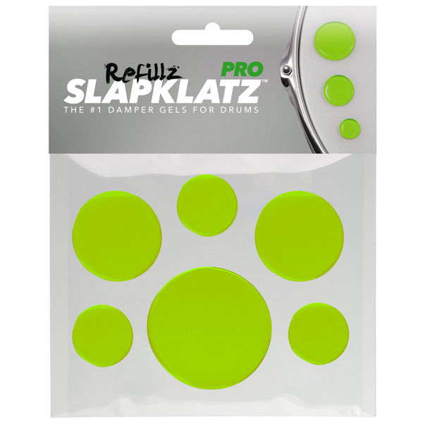 SlapKlatz RF-AG, Alien Green, Refillz Gel Dempegeleputer, 12 Stk