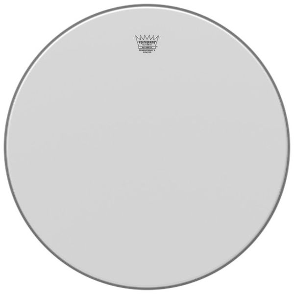 Stortrommeskinn Remo Powerstroke 3 Classic Fit Coated, P3-1120-P3, 20 m/Falam Slam Patch, No Stripe