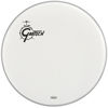 Stortrommeskinn Gretsch GRDHCW20O, White Coated m/Offset Gretsch Logo 20