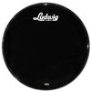 Stortrommeskinn Ludwig Powerstroke 3 LW1026P3ESV, 26, Ebony w/Script Logo