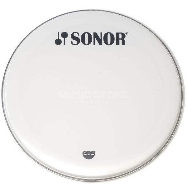 Stortrommeskinn Sonor (Remo) Powerstroke 3, White Coated 20