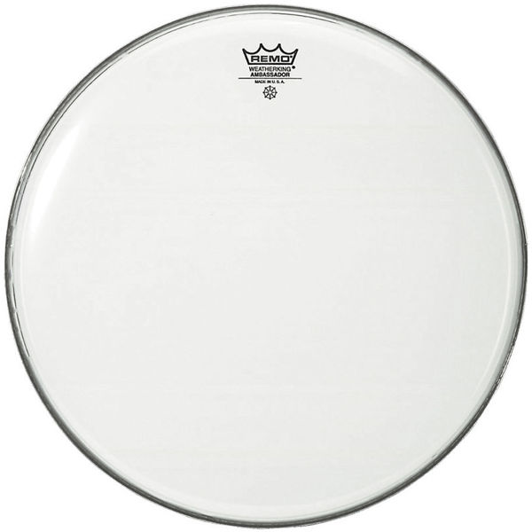 Stortrommeskinn Remo Ambassador, BR-1216-00, Smooth White 16