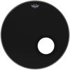 Stortrommeskinn Remo Ebony Ambassador, ES-1024-00-DM, 24, m/Offset Hull