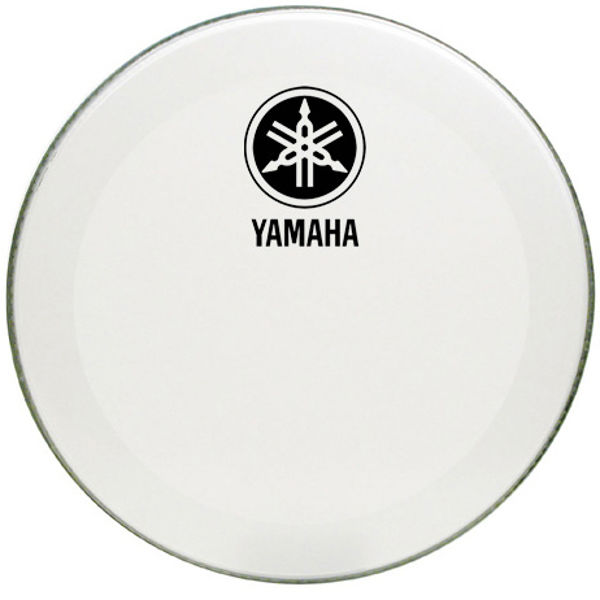 Stortrommeskinn Yamaha, 31220YV, P3 Smooth White, New Logo, 20