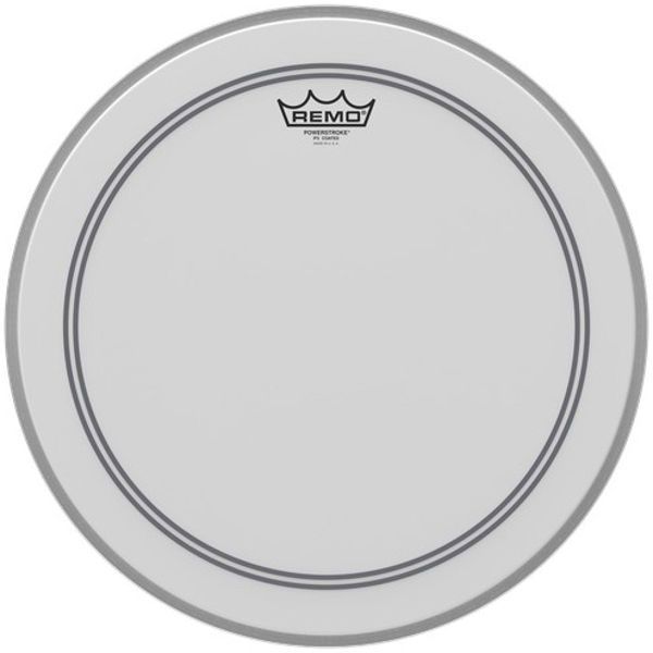 Stortrommeskinn Remo Powerstroke 3 Smooth White, P3-1218-C2, 18