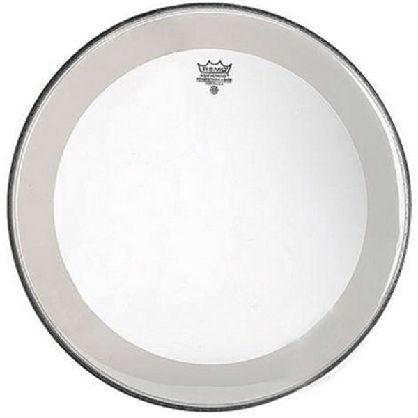 Stortrommeskinn Remo Powerstroke 3 Clear, P3-1322-C1, 22, m/Falam Slam Patch, No Stripe