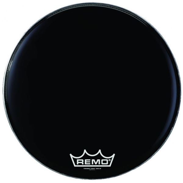 Stortrommeskinn Remo Powermax-2 PM-2416-MP, Ebony 16