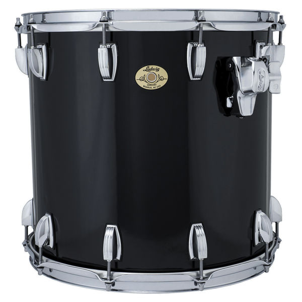 Konserttom-Tomtromme Ludwig PD345TR0G,15x14 Double Head, Black Cortex