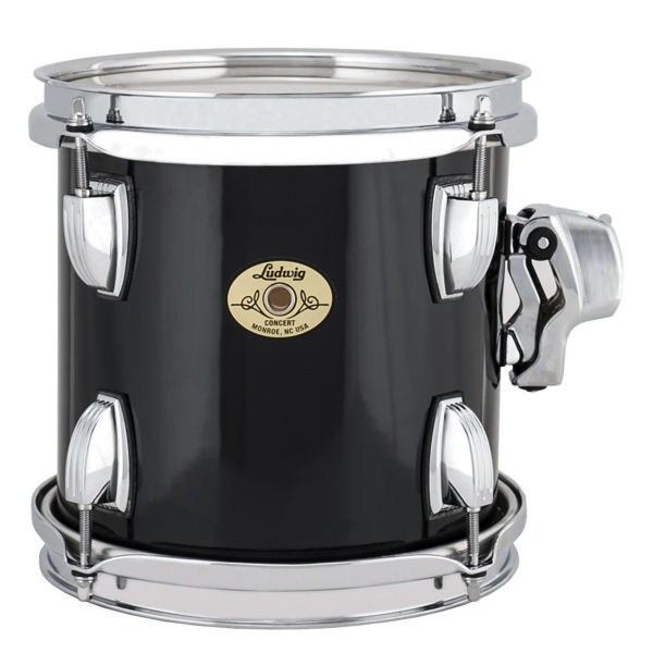 Konserttom-Tomtromme Ludwig PD388TR0G, 8x9 Double Head, Black Cortex