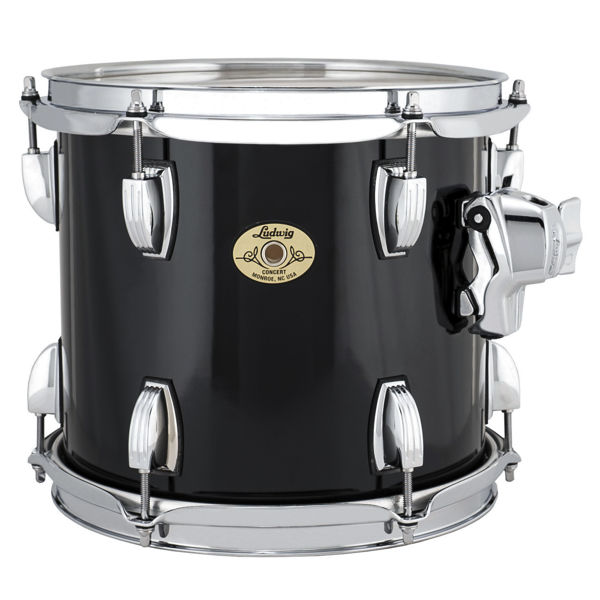 Konserttom-Tomtromme Ludwig PD390TR0G,10x9 Double Head, Black Cortex