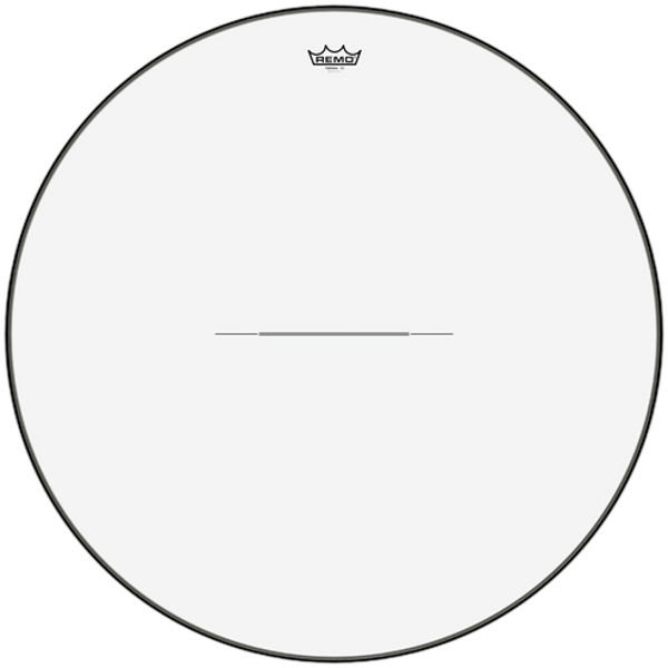Paukeskinn Remo TC-2500-LS, Clear, 25, Low-Profile Steel Insert