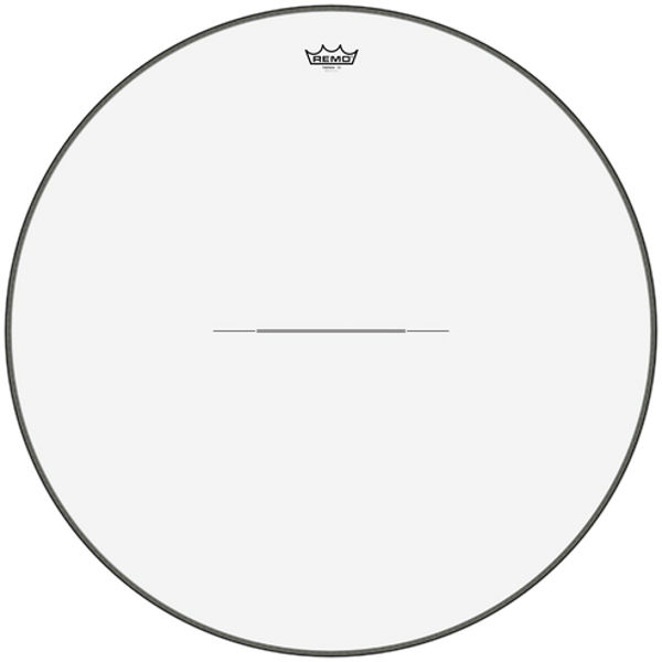 Paukeskinn Remo TC-3100-SS, Clear, 31, Steel Insert