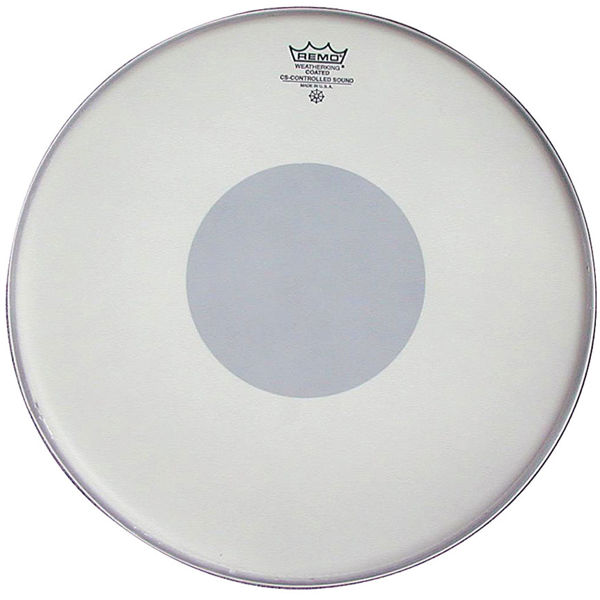 Trommeskinn Remo Controlled Sound CS-0112-10, White Coated Black Dot 12