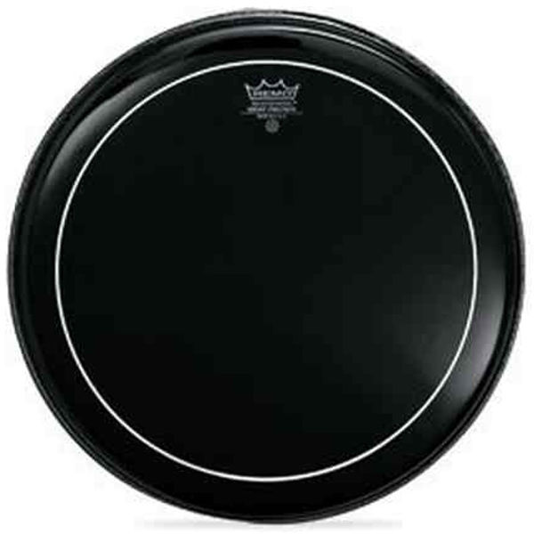 Stortrommeskinn Remo Ebony PinStripe, ES-1624-PS, 24