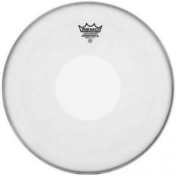 Trommeskinn Remo Powerstroke-X PX-0114-C2, Coated, 14, Clear Dot On Top