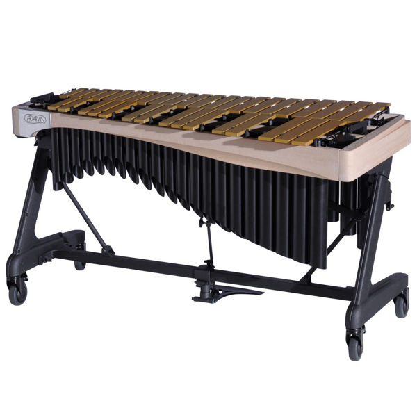 Vibrafon Adams Artist Alpha VAWA30G-31, 3 Octaves, F3-F6, 57-38mm Bars, w/Motor, Gold, Apex Frame, 31 Whitewash/Midnight Black