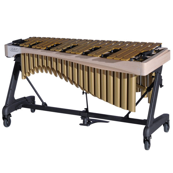 Vibrafon Adams Artist Alpha VAWA30G-33, 3 Octaves, F3-F6, 57-38mm Bars, w/Motor, Gold, Apex Frame, 33 Whitewash/Satin Gold 