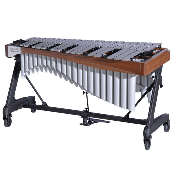 Vibrafon Adams Artist Alpha VAWA30S-24, 3 Octaves, F3-F6, 57-38mm Bars, w/Motor, Silver, Apex Frame, 24 Walnut/Titanium Silver 