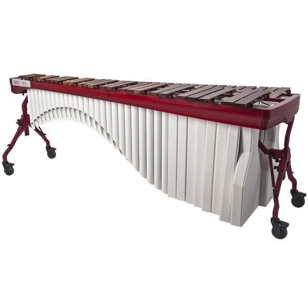 Marimba Adams Artist Bogdan Bocanu MAHB50, 5 Octave, C2-C7, 72-40mm Rosewood Bars, Red/White