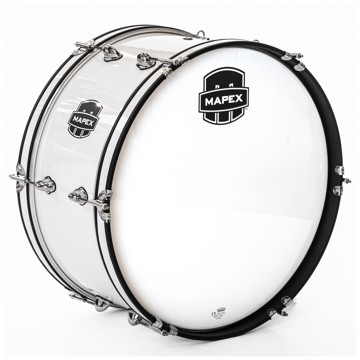 Marsjstortromme Mapex Contender MCCBS2410, White, 24x10, 6,4 kg