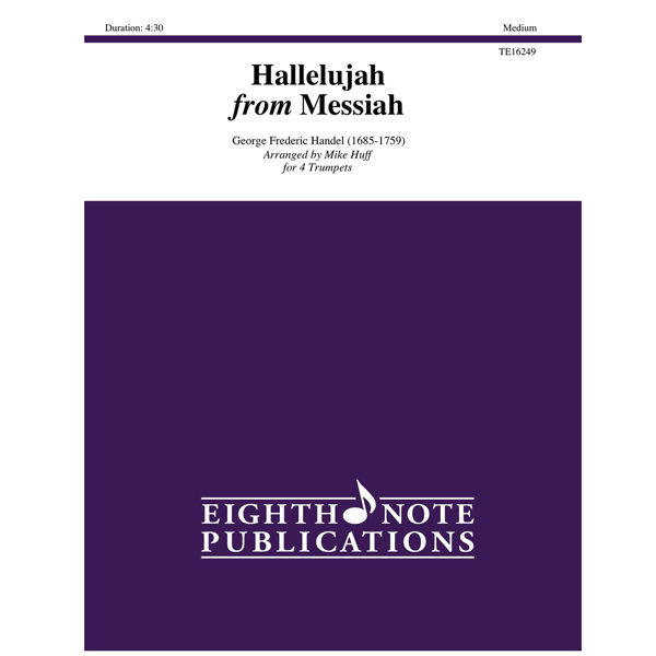 Hallelujah from Messiah Handel - 4 trompeter, Arr. Huff