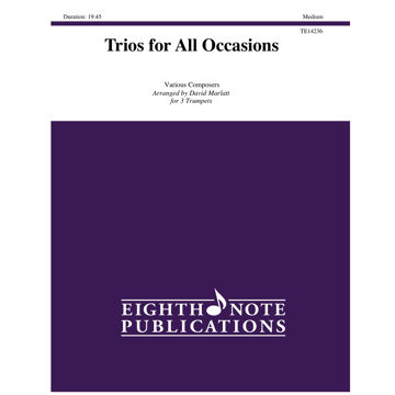 Trios for All Occasions vol .1, 3 Trumpets, arr. David Marlatt