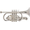 Kornett Bb Adams Custom CN2, Gold Brass Bell, Silver Plated