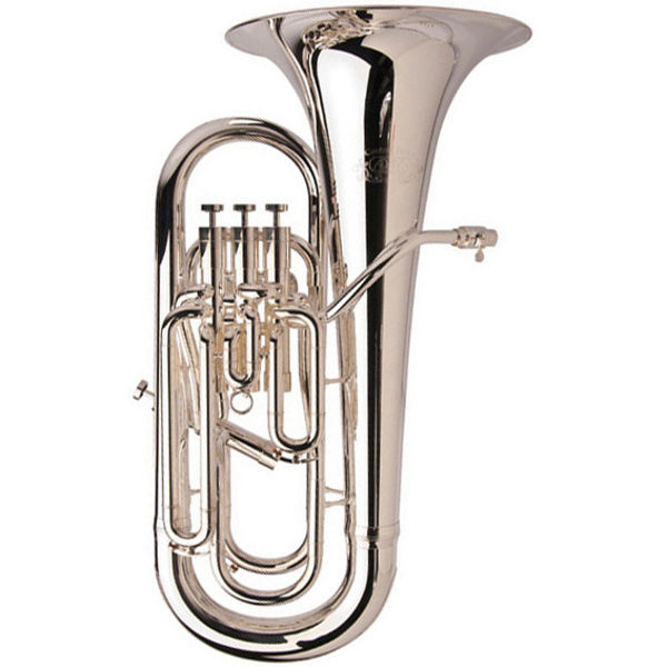 Euphonium Adams Custom Serie E2 Selected Model, Brass Bell 0,80mm, Silver Plated