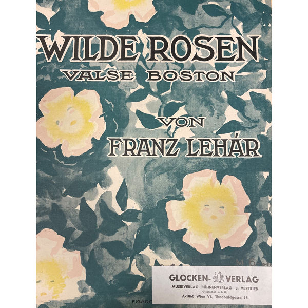 Wilde Rosen - Valse Boston von Franz Lehar. Piano