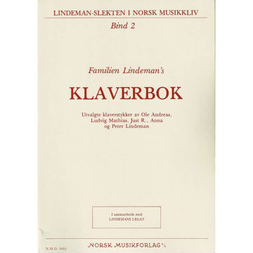 Klaverbok Bind 2, Lindemans Familien. Piano