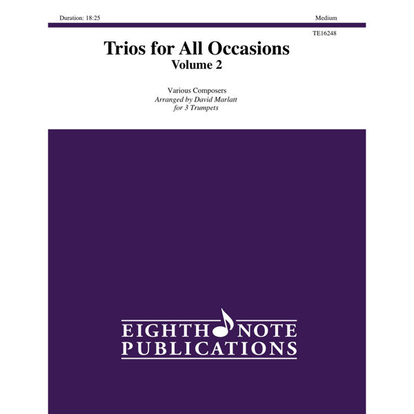 Trios for All Occasions vol. 2, 3 Trumpets, arr. David Marlatt