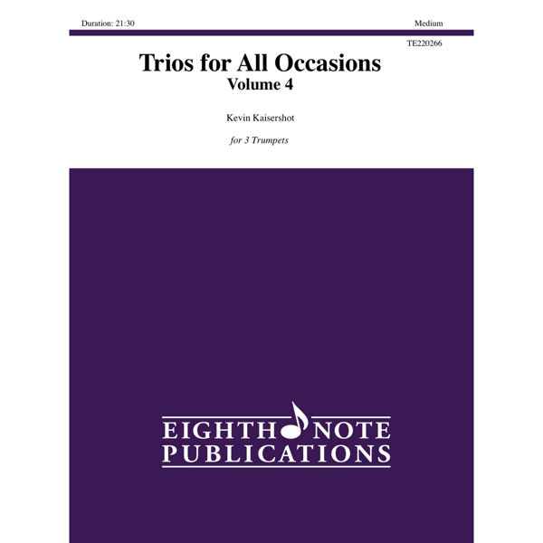 Trios for All Occasions vol. 4, 3 Trumpets, arr. David Marlatt